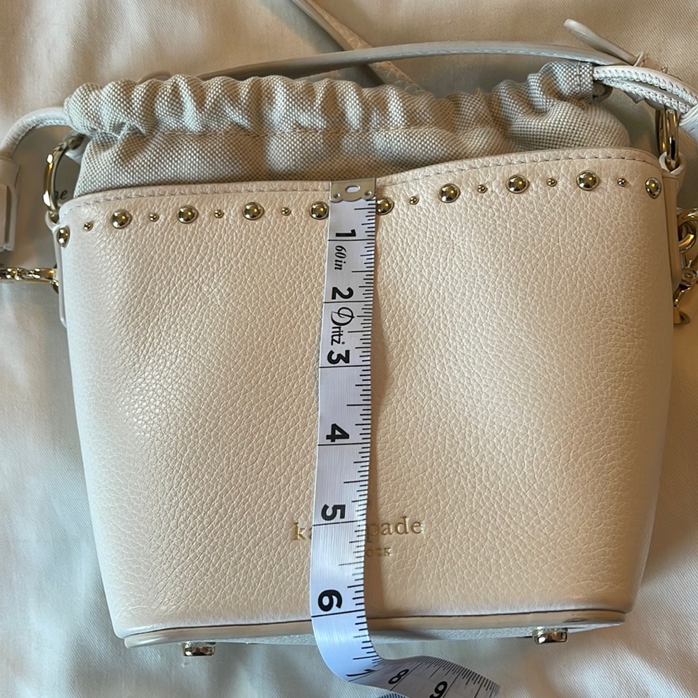 Kate Spade Hayes Street Pippa Studded Drawstring Bucket Bag - Picture 10 of 13